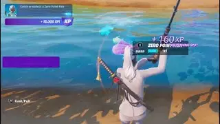 How to catch or collect a zero point fish in fortnite