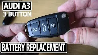 ЗАМЕНА БАТАРЕЙКИ В БРЕЛОКЕ Audi A3