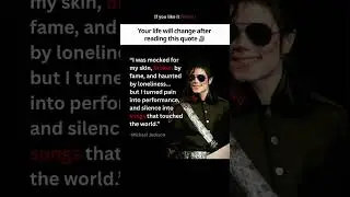 Michael Jackson didn't give up #quotes #life