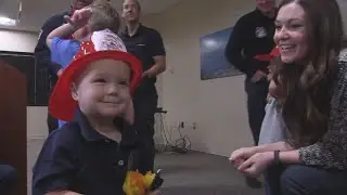 Peoria toddler who almost choked to death meets his life-saving heroes