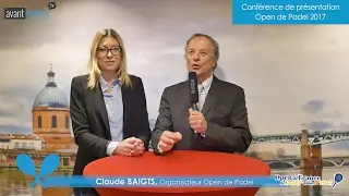 CONFERENCE OPEN DE FRANCE DE PADEL MUTUELLE DU REMPART 2017 - LE 24 JANVIER 2017