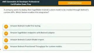 Set VI &ndash; AWS GenAI Developer Professional Exam Practice Questions (AIP-C01)