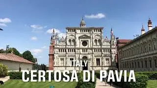 Certosa di Pavia, Lombardy, One of the largest monasteries in Italy.