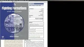 Fighting Formations: 29th US Inf. Div. Scenario 01 part 1