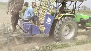 2 Row Automatic Sugarcane Trench Planter | Best Ganna Buwai Machine