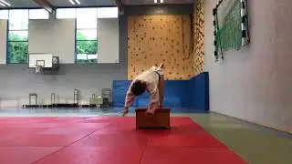 Flugrolle Links - Judo Fallschule