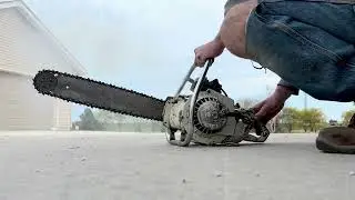 Barn Find Monster 103cc Pioneer 650 Chainsaw Comes to Life