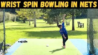 10-Year-Old Left-Arm Wrist Spinner Shows Amazing Skills in Cricket Nets 🏏