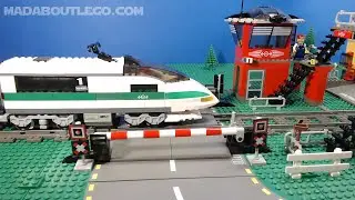 Lego Train World City Train Level Crossing 10128.