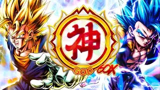(Dragon Ball Legends) NEARLY 3 HOURS OF 6TH ANNIVERSARY VEGITO & GOGETA PVP FOR GOD RANK #60!