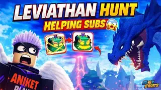 Blox Fruits LIVE 🔴 PreHISTORIC ISLAND + LEVIATHAN HUNT 🔥 Helping SUBS | Levi + PH Hunt |DAY 8