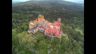 Palace of Pena - Drone view in 4K