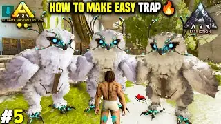 Caught Snow Owl from just 1 trap! | Ark Mobile Hindi | Extinction Dino Guide