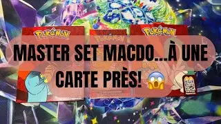 Ouverture de boosters Pok&eacute;mon MACDO.. &agrave; une carte du MASTER SET !😱🔥