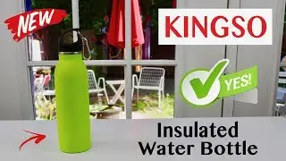 KINGSO  ❤️ Insulated  Sports Water Bottle  - Review ✅