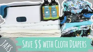 Newborn Cloth Diaper Stash & Routine | Cloth Wipes = BEST THING | JAKS Journey [CC]