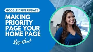 How to Make Priority Page Your Home Page In Drive