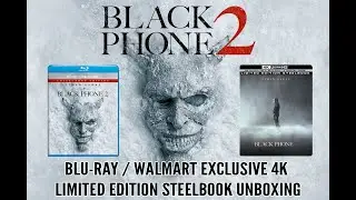 Распаковка Black Phone 2 - Blu-ray / 4K Limited Edition Steelbook (эксклюзив Walmart)!
