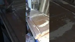 Cutting old door with Saber Saw #shorts #diy #tips #tipsandtricks #woodworking #fabrication
