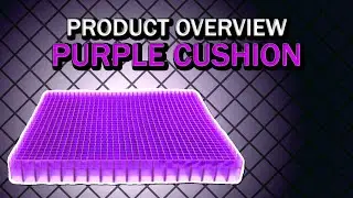 Purple seat cushion overview (Simply seat cushion, Double Seat cushion, Portable Seat Cushion)