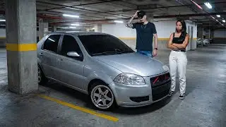 Levei meu Palio BARULHENTO pro Shopping
