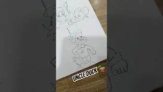 #duck #cartoon #famous #canvas #art #yt #ytshorts #painting #trend #new #diy #reaction #nostalgia