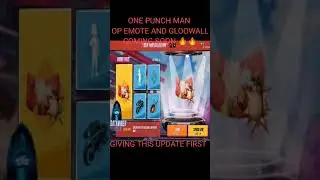 ONE PUNCH MAN OP EMOTE AND GLOOWALL COMING SOON 🔥🔥🔥10000✓ CONFIRM