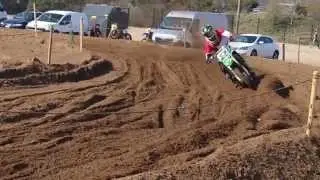 Ryan Villopoto training in the sand of Lommel
