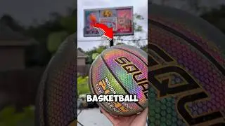 Первый в мире баскетбольный мяч, светящийся в темноте! ✨🏀 #шорты