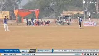 Gamra Cricket Club vs Cheema XI USA Kurar live cricket match | SANDEEP SINGH 1st PANCHAYAT CRICKET
