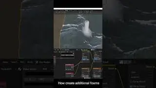 blender custom foams using shaders #blender3d #blender #shorts #youtubeshorts