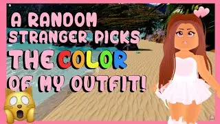 RANDOM STRANGERS PICK THE COLOR OF MY OUTFIT! | ROYALE HIGH  | DALE CYRILLE