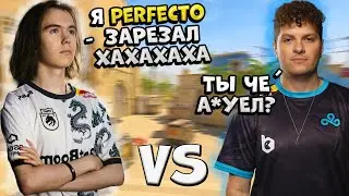 ДОНК РЕЖЕТ ПЕРФЕКТО!! DONK И BAZ ПОПАЛИСЬ ПРОТИВ PERFECTO И FINIGAN НА ФЕЙСИТЕ!! CS2