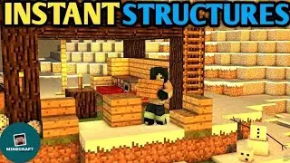 Instant Houses and Farms Add-on in Minecraft PE/BE Updated | 1.21.70+ | mrgamingisop | Android/IOS
