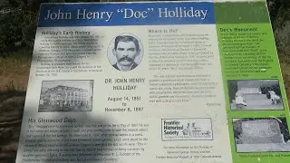 Linwood Cemetery&mdash;Doc Holliday Memorial , Gravesite, and Saloon. Kid Curry. Glenwood Springs.
