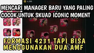 REKRUT MANAGER BARU FORMASI 4231 2 AMF MENCARI YANG TERBAIK !! DI PES 2021 MOBILE