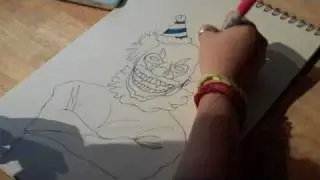 Clown Drawing 12/30/2009