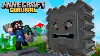 Я построил ферму камней Твомп в Minecraft Survival
