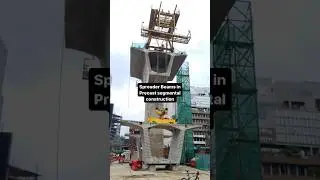 A spreader beam in #precast #segmental #construction #safetyfirst #liftingsolution #lifting #load