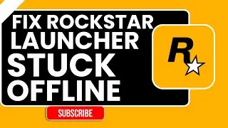 Исправление проблемы с Rockstar Games Launcher, зависшей в автономном режиме (пошаговое руководст...