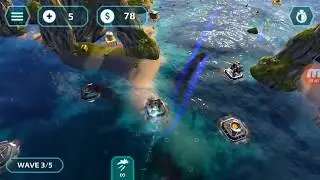 Let's Play - Naval Storm TD, 1-3 Our Torpedoes, Thunder in Paradise