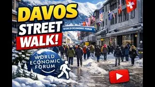 Davos : Street Walk at The World Economic Forum
