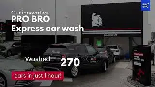PRO BRO Express Sets a Lithuanian Record: 270 Cars Washed in 1 Hour!