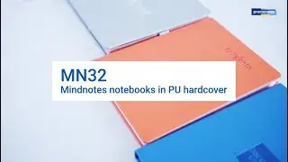 Hardcover Mindnotes in a PU coating material