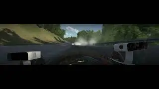 Monza oval, indycar crash