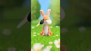 Little Peter Rabbit #smartkidsai #cartoon #nurseryrhymes #rabbit #rabbits #kids #shorts