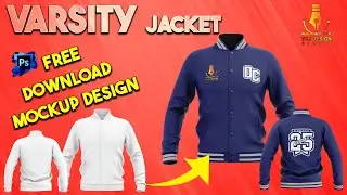 Varsity Jacket Free Download Mockup Design CHANGED My Design Game!