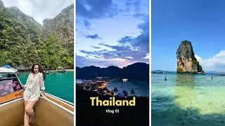 This Place Doesn’t Feel Real 😭🌊 | Phi Phi Islands | Vlog 01 #travel #khushimalhotra #thailand ￼ 