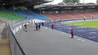 Linz - O&Ouml; Meisterschaften U16 und U20 - Babis Ivo, Guzik Vojtech - 110m hurdles