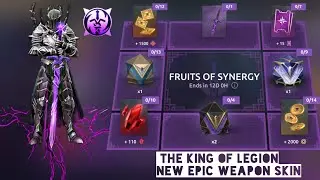 THE KING OF LEGION || NEW EPIC WEAPON SKIN || Shadow Fight4 Arena || kotl new weapon|| shadow fight4